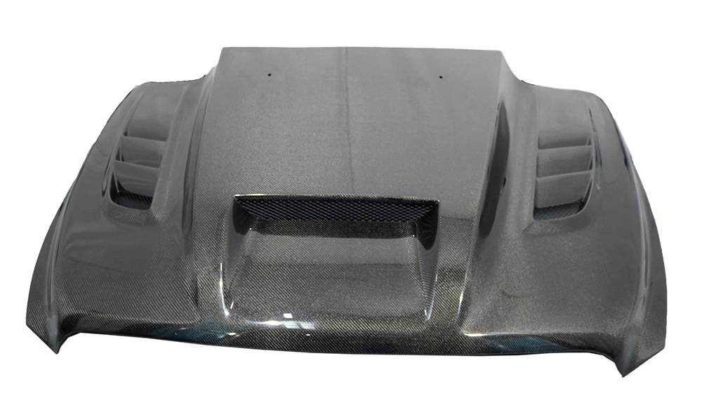 2009-2018 Dodge Ram 1500 2 doors 4 doors VTM Style Carbon Fiber Black Hood-1