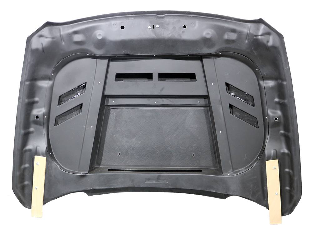 2009-2018 Dodge Ram 1500 2 doors 4 doors VTM Style Fiberglass Reinforced Plastic Hood-4