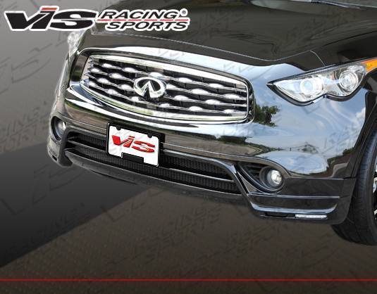 2009-2011 Infiniti FX RMI Style POLYURETHANE Black Front Lip-3