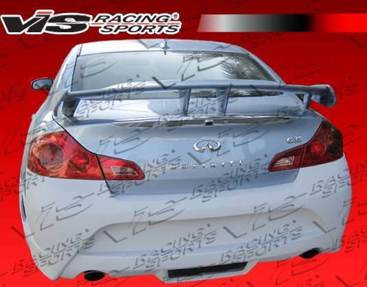 2009-2012 Infiniti G37 4 doors AMS GT Style FRP Primer Rear Bumper-1