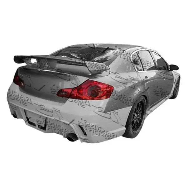 2009-2012 Infiniti G37 4 doors K Speed Style FRP Primer Side Skirts-1