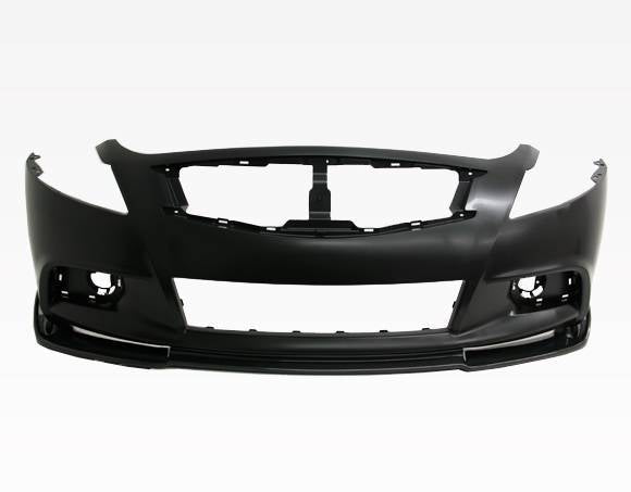 2009-2010 Infiniti G37 4 doors Carbon Fiber Black Front Lip-2