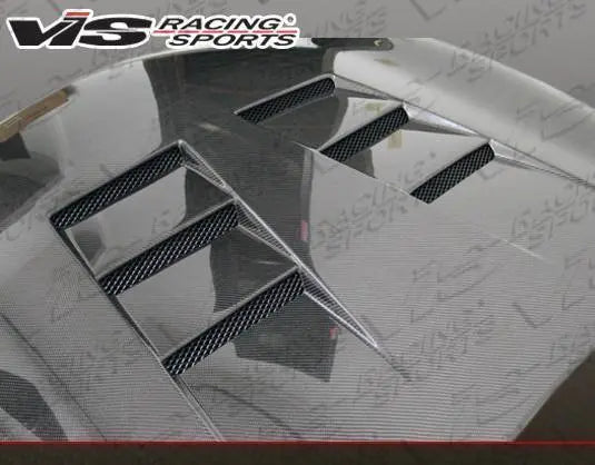 2009-2013 Infiniti G37 4 doors TERMINATOR Style Carbon Fiber Black Hood-4