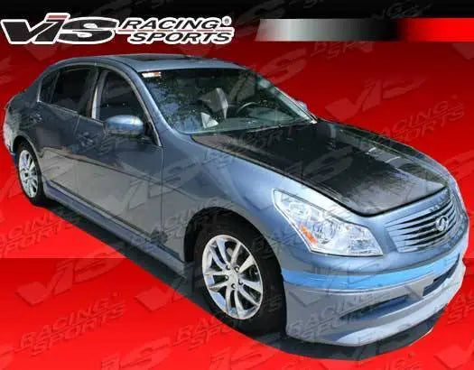 2009-2010 Infiniti G37 4 doors FRP Primer Side Skirts-1