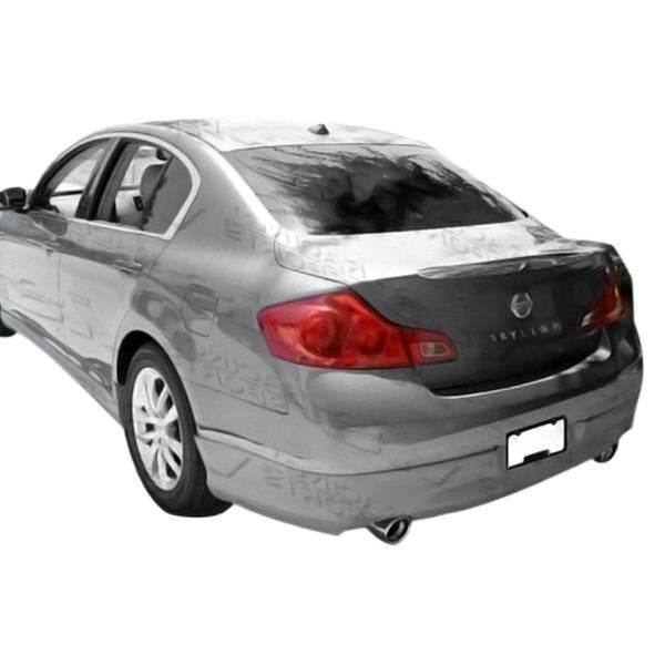 2009-2010 Infiniti G37 4 doors VIP Style FRP Primer Rear Lip-1