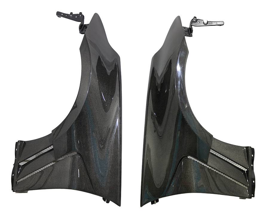 2009-2020 Nissan 370Z 2 doors Carbon Fiber Black Fenders-2