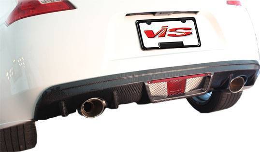 2009-2020 Nissan 370Z 2 doors Carbon Fiber Black Diffuser-1