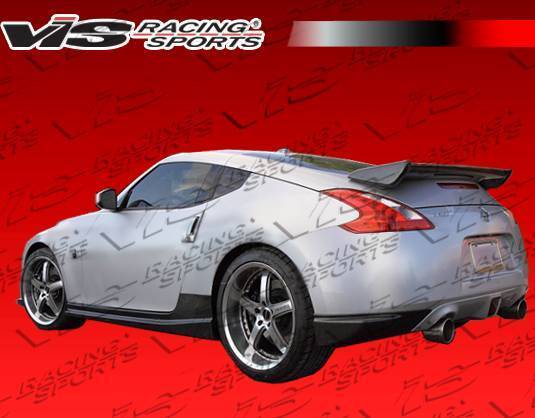 2009-2020 Nissan 370Z 2 doors Carbon Fiber Black Rear Lip-1
