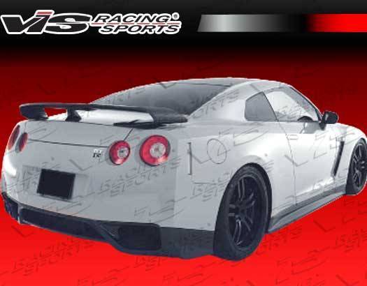 2009-2011 Nissan Skyline R35 GTR Double Sided Carbon Fiber Black Front Bumper-4