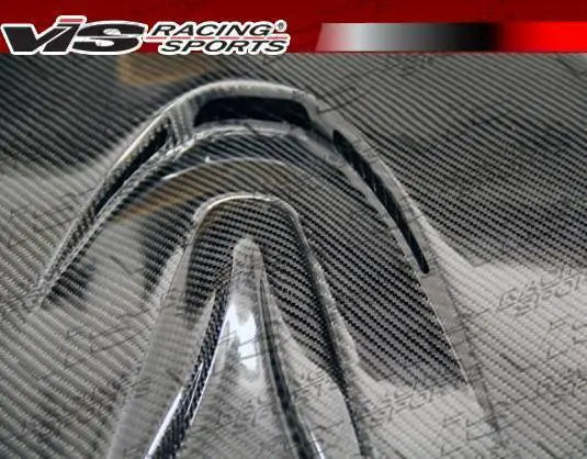 2009-2016 Nissan Skyline R35 GTR 2 doors MS Style Carbon Fiber Black Hood-4