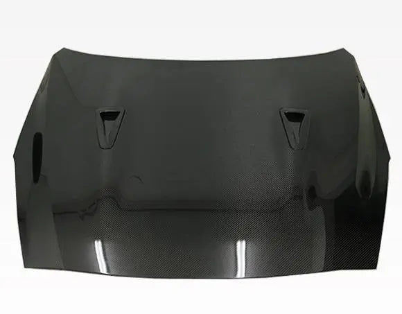 2009-2016 Nissan Skyline R35 GTR 2 doors OEM Style Carbon Fiber Black Hood-2