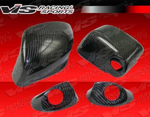 2009-2022 Nissan Skyline R35 GTR 2 doors Carbon Fiber Black Mirror-1