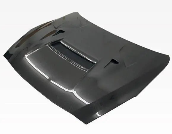 2009-2016 Nissan Skyline R35 GTR 2 doors VRS Style Carbon Fiber Black Hood-4