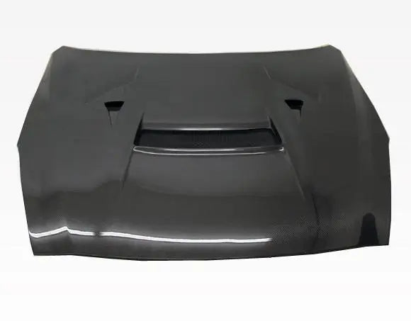 2009-2016 Nissan Skyline R35 GTR 2 doors VRS Style Carbon Fiber Black Hood-5