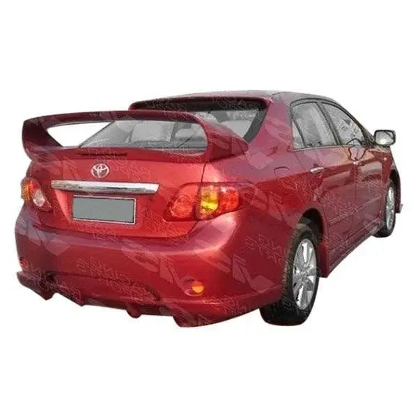 2011-2012 Toyota Corolla 4 doors AMS Style FRP Primer Side Skirts-1