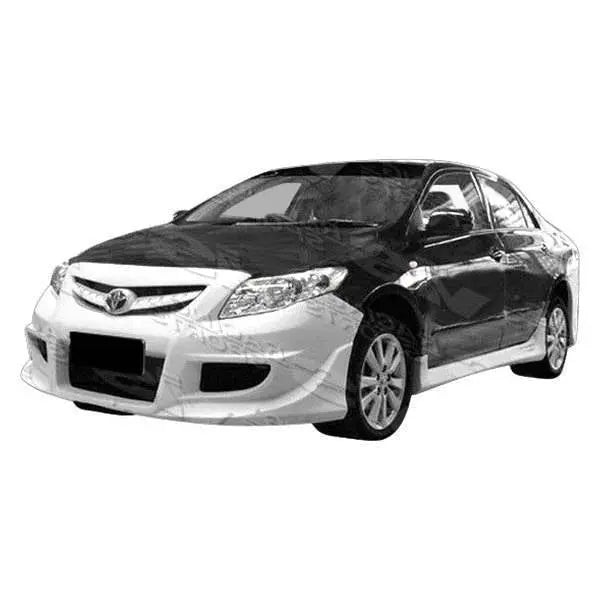 2011-2012 Toyota Corolla 4 doors ICON Style FRP Primer Side Skirts-1