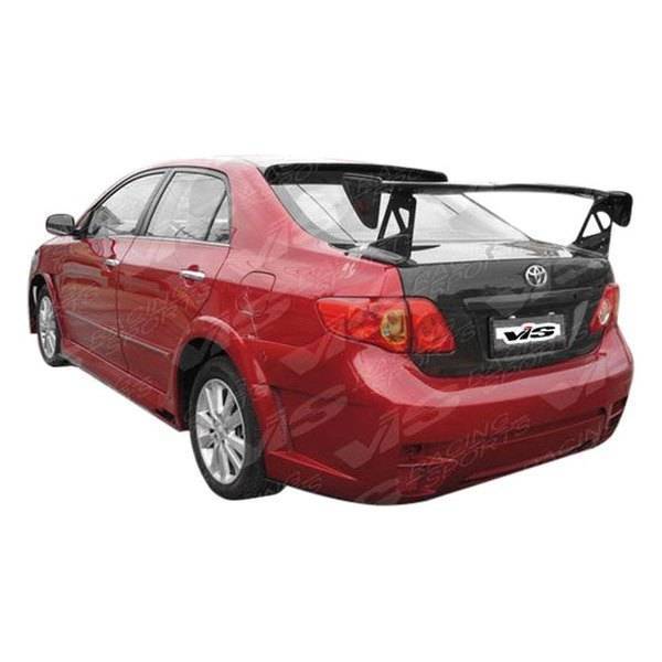2009-2010 Toyota Corolla 4 doors ZYCLONE Style FRP Primer Rear Bumper-1