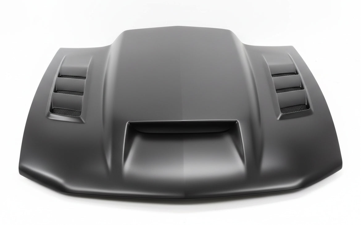2010-2012 Ford MUSTANG Terminator Style FRP Primer Hood