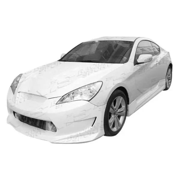 2010-2013 Hyundai Genesis 2 doors AMS GT Style FRP Primer Side Skirts-1