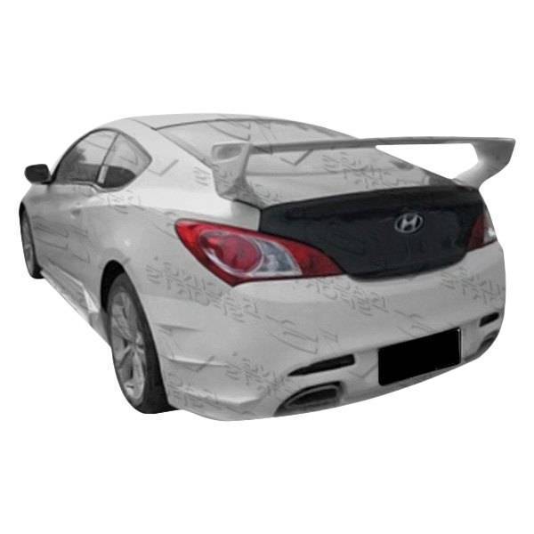 2010-2013 Hyundai Genesis 2 doors GNX Style FRP Primer Rear Bumper-1