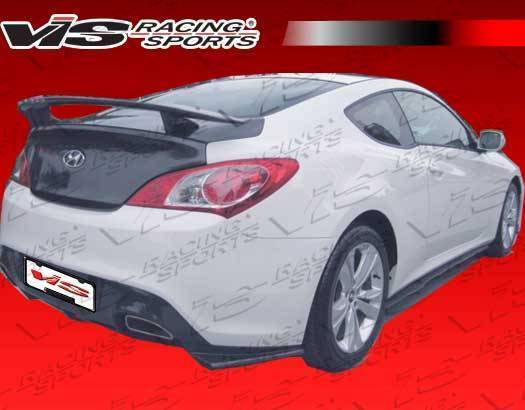 2010-2014 Hyundai Genesis 2 doors OEM Style Carbon Fiber Black Trunk-3