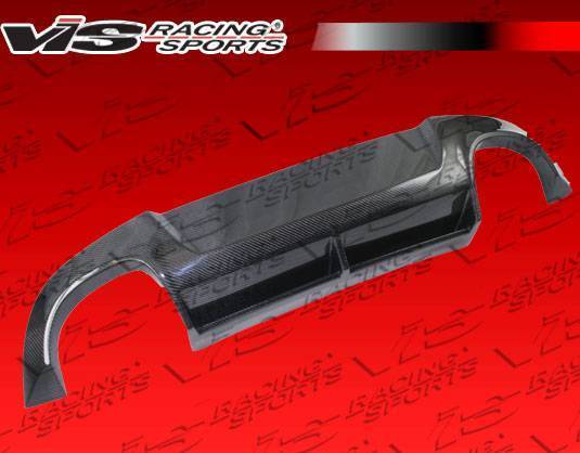 2010-2013 Hyundai Genesis 2 doors Carbon Fiber Black Rear Lip-3