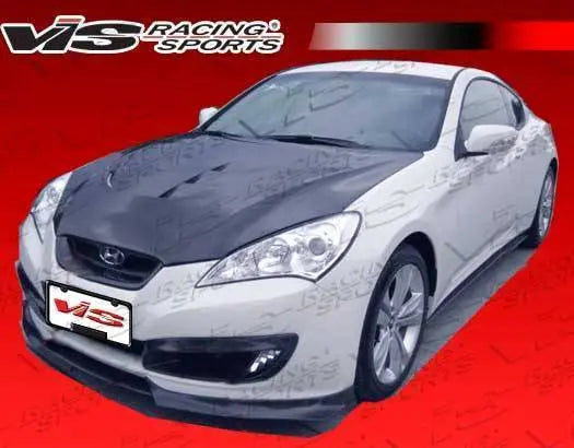 2010-2016 Hyundai Genesis 2 doors Carbon Fiber Black Side Skirts-2