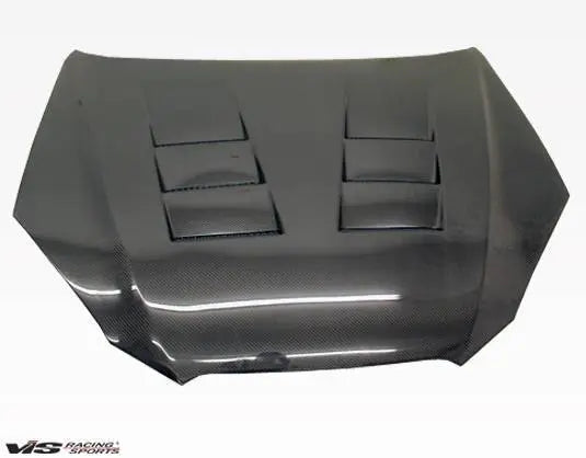 2009-2012 Hyundai Genesis 2 doors TERMINATOR Style Carbon Fiber Black Hood-2