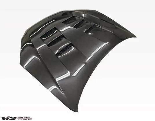 2009-2012 Hyundai Genesis 2 doors TERMINATOR Style Carbon Fiber Black Hood-3