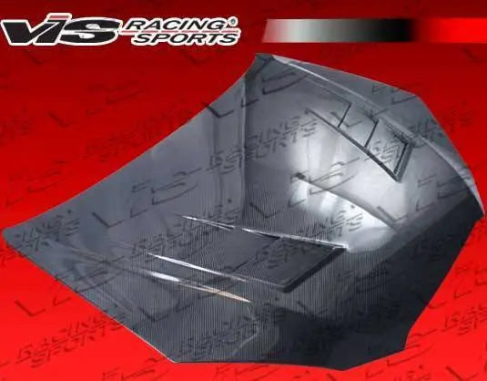 2009-2012 Hyundai Genesis 2 doors TERMINATOR GT Style Carbon Fiber Black Hood-1