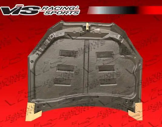 2009-2012 Hyundai Genesis 2 doors TERMINATOR GT Style Carbon Fiber Black Hood-4