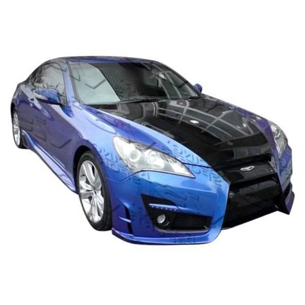 2010-2012 Hyundai Genesis 2 doors Tornado Style FRP Primer Front Bumper-1