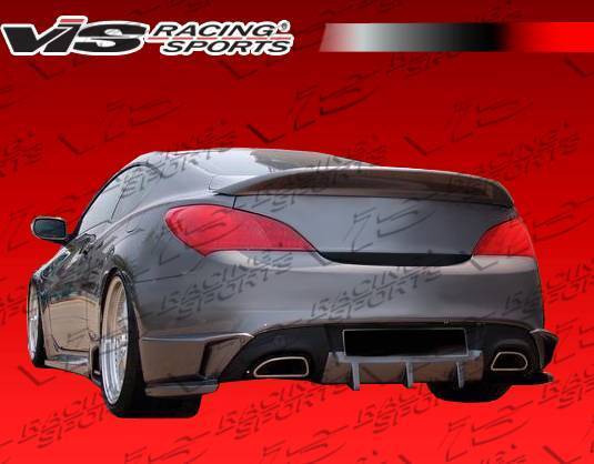 2010-2013 Hyundai Genesis 2 doors FRP Primer Rear Bumper-1