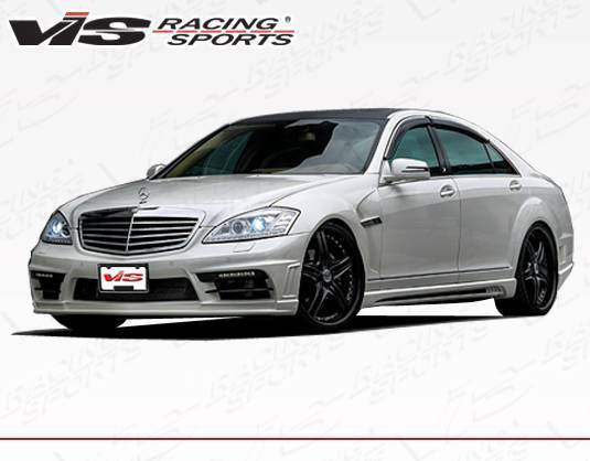 2010-2013 Mercedes S Class W221 4 doors VIP Style FRP Primer Front Bumper-3