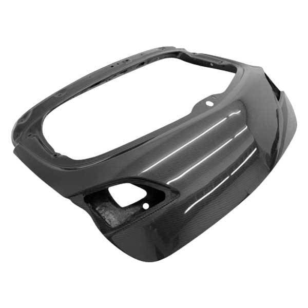 2010-2013 Mazda 3 Hatchback OEM Style Carbon Fiber Black Trunk-1