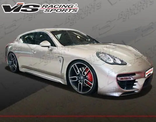 2010-2013 Porsche Panamera Concept D Style FRP Primer Side Skirts-3