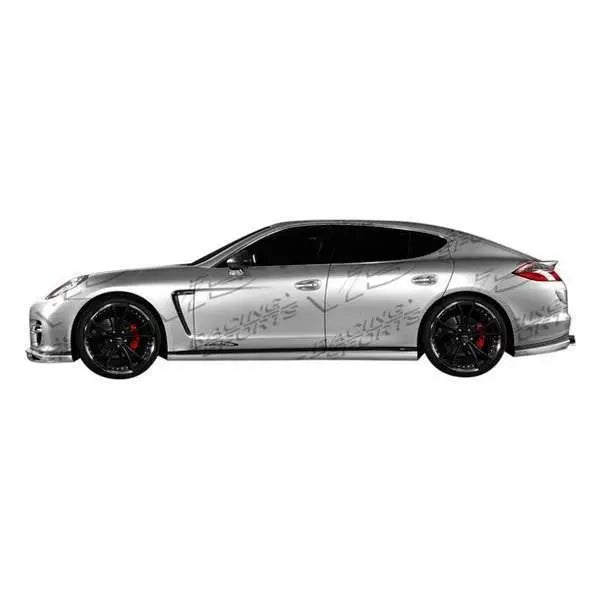 2010-2013 Porsche Panamera Speedster Style FRP Primer Side Skirts-1