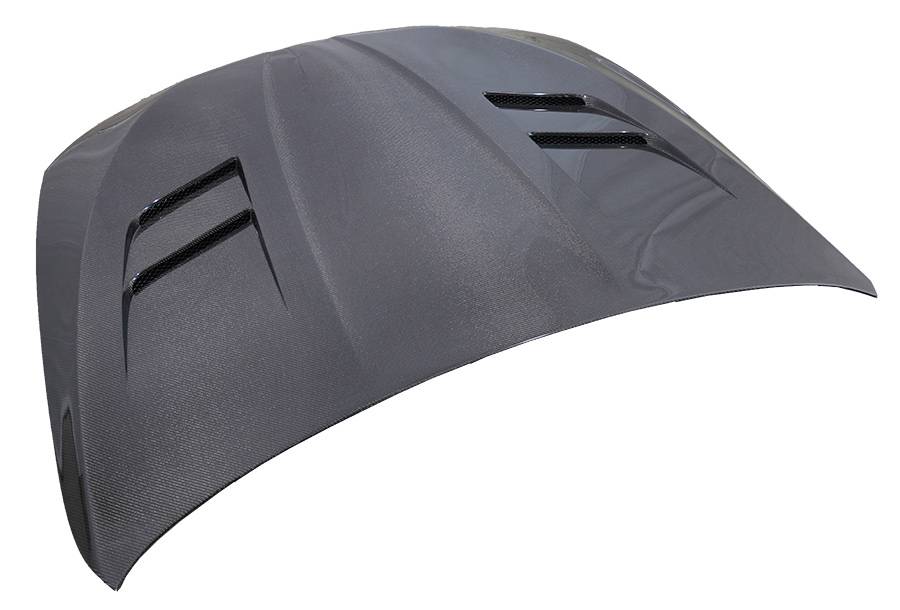 2011-2016 BMW 5 SERIES F10 4 doors Carbon Fiber Black Hood-3