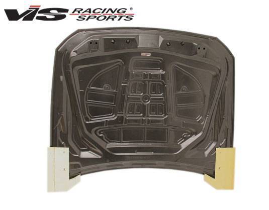 2011-2016 BMW 5 SERIES F10 4 doors OEM Style Carbon Fiber Black Hood-3