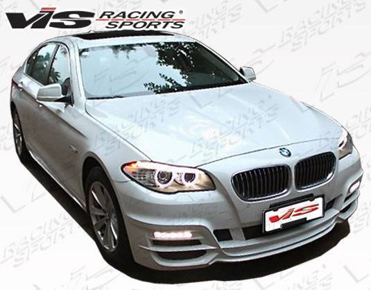 2011-2015 BMW 5 SERIES F10 4 doors VIP Style FRP Primer Front Bumper-3