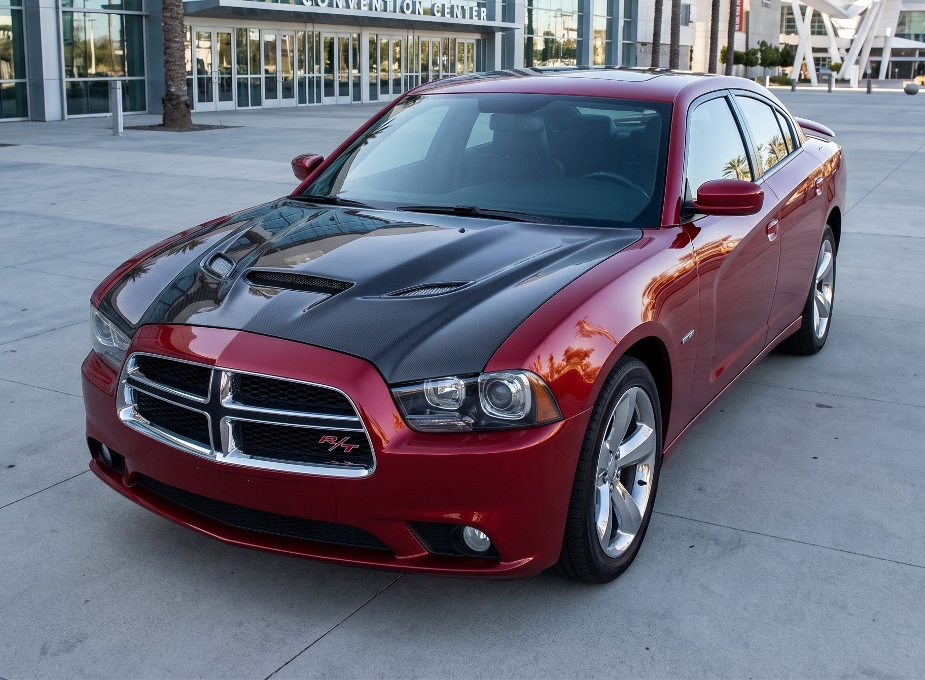 Carbon Fiber Hood HC Style for Dodge Charger 4DR 2011-2014