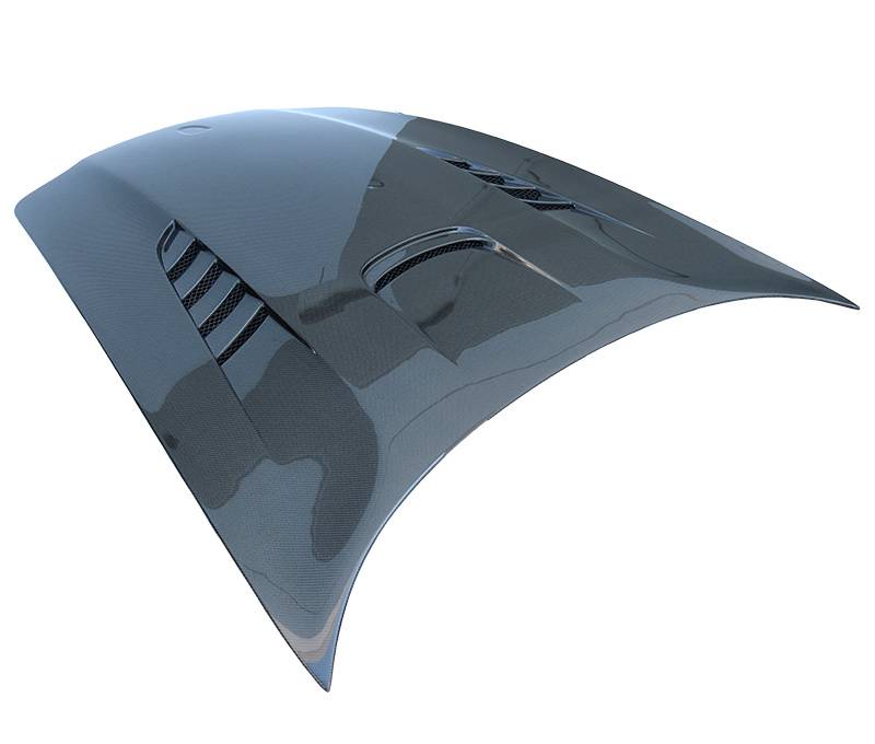 2011-2017 Porsche Cayenne 4 doors DTM Style Carbon Fiber Black Hood-2