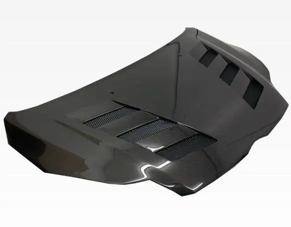 2012-2014 Ford Focus 2 doors 4 doors AMS Style Carbon Fiber Black Hood-2