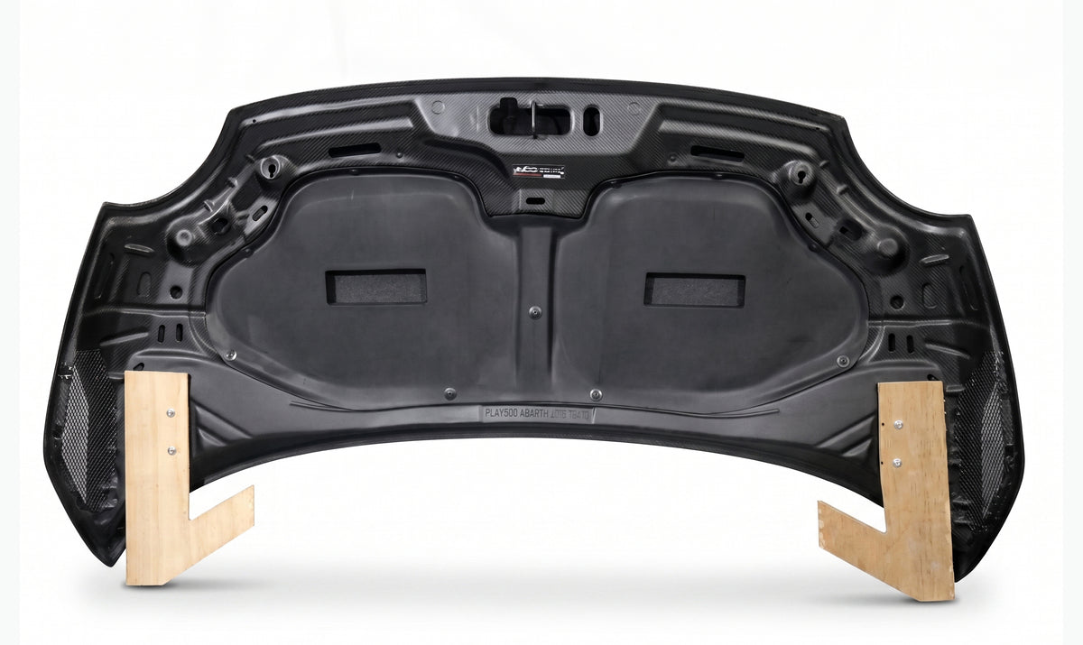 2012-2019 Fiat 500 2DR DV Style Carbon Fiber Hood
