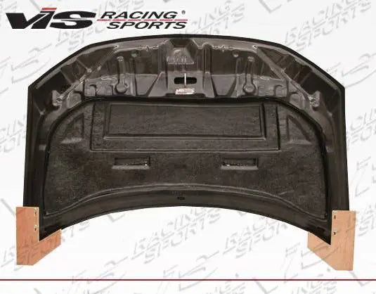 2012-2013 Honda Civic 2 doors RVS Style Carbon Fiber Black Hood-5
