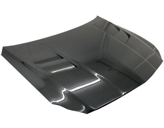2012-2018 Mercedes CLS C218 4 doors DTM Style Carbon Fiber Black Hood-1