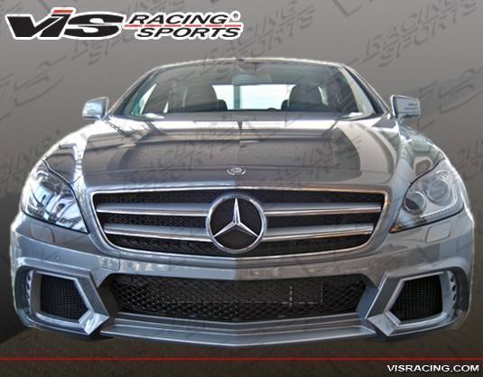 2012-2014 Mercedes CLS C218 4 doors VIP Style FRP Primer Front Bumper-1