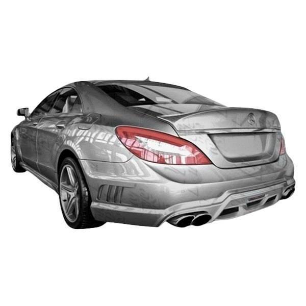 2012-2015 Mercedes CLS C218 4 doors VIP Style FRP Primer Rear Bumper-1