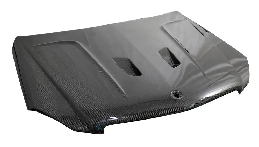 2012-2015 Mercedes C Class 4 doors BLK Series Style Carbon Fiber Black Hood-1