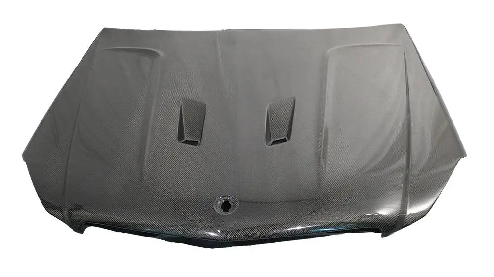 2012-2015 Mercedes C Class 4 doors BLK Series Style Carbon Fiber Black Hood-2